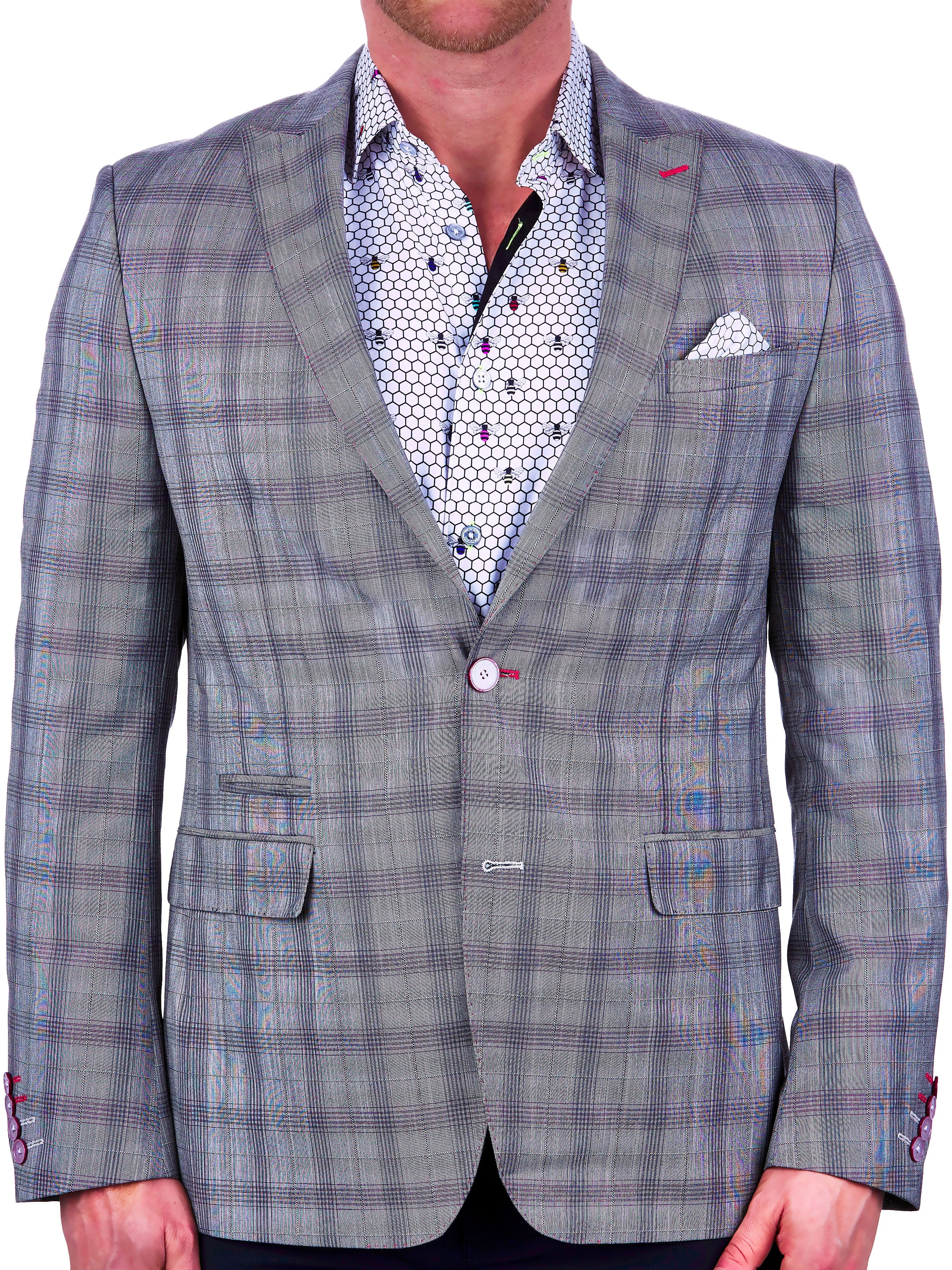 Blazer Bethoven Classic check Grey