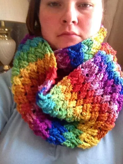Crochet Pattern for Diagonal Weave Infinity Scarf or Cowl | Crochet Scarf Pattern | Scarf Crocheting Pattern | DIY Written Crochet Instructions